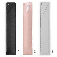 Stylus Pen Cover For IPad Apple Pencil Case Holder Leather Anti-scroll Pouch Cap Holder Nib Cover Tablet Touch Pen Case