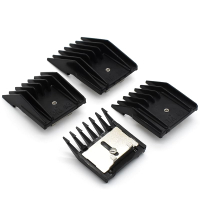 Professional A5 Animal Clipper Attachment Guard Guide Combs Set 1/8" 1/4" 3/8" 1/2" Compatible with 