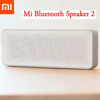 Original Xiaomi Mi Bluetooth Speaker Square Box 2 Stereo Portable Bluetooth 4.2 High Definition Sound Quality Speaker with Mic