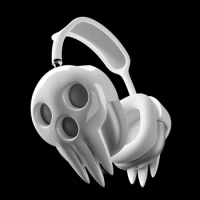 ECHOME Soul Eater Airpods Max Headphones Case Cover Decoration Death Skull Headset Accessory Airpods Max Y2K Earphone Attachment