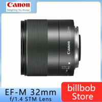 Canon EF-M32mm f/1.4 STM Lens 32mm Micro Single Wide-angle Fixed Focus Large Aperture Lens for Canon M 2 M3 M6 M50 M200 M6II M5