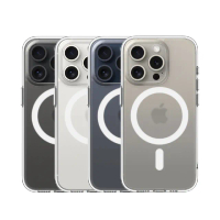 【UNIU】iPhone 15 Pro /15 Pro Max EUV PRO 變色透明殼 按鍵磁吸版 6.1/6.7吋(霧面磁吸款/全透明磁吸款)