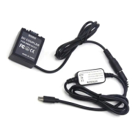DMW-DCC3 DC Coupler DMW-BLB13 Fake Battery USB C Power Cable For Panasonic Lumix DMC-G1 GH1 GF1 G2 G10 G2A G2K G2R G1KEGA GH1K