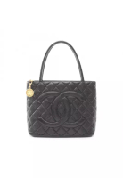 Chanel Pre-Loved Chanel reissue tote Handbag tote bag Caviar skin black gold hardware