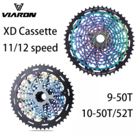 Viaron Xd Cassette MTB bike 12 Speed 9-50T 12speed Chain Sprocket Freewheel 10-50T/52T Ultralight For Sram Bicycle Freewheel