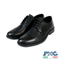 【IMAC】義大利經典橫飾綁帶德比鞋 黑色(350010-BL)