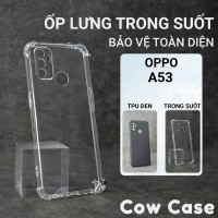 Ốp lưng dành cho Oppo A53 trơn màu đen | Ốp lưng dành cho điện thoại Oppo dẻo bảo vệ camera đt toàn
