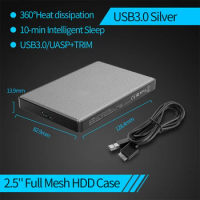 ORICO HDD Case 2.5'' HDD Enclosure SATA to USB3.0 External Hard Drive Case SATA to USB 3.0 Type-c SSD Disk Case HDD Box For PC