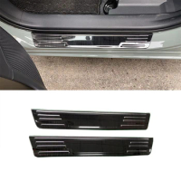 Car Door Sill Plate Welcome Pedal Cover Trim Stickers Stainless Steel Styling Accessories For Toyota Sienta 2022
