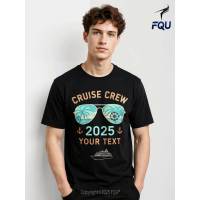 FQU Custom Cruise Crew 2025 Kaos Keluarga Couple Pria Wanita Hadiah Film Woodland