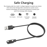 Stable Charging USB Charger 5V 1A Magnetic Charger Multiple Protection Plastic Charger Smart Accessories for Zeblaze Vibe 7