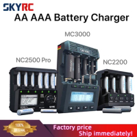 SKYRC MC3000 Battery Charger NC2500 Pro / NC2200 for AA AAA Nimh Universal Rechargeable BT LCD Smart Battery Charger