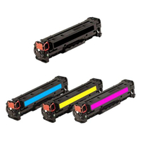 E平台 環保碳粉匣  201A (CF400A黑色,CF401A藍色,CF402A黃色,CF403A紅色) 單支任選 適用HP Color LaserJet Pro M252dw/M252n/M277dw 雷射印表機