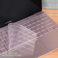 For 12.5 inch Asus Zenbook 3 UX390 UX390UA PC Thin Transparent Waterproof TPU Zenbook3 Keyboard Protector Cover Skin