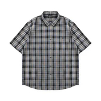 Greenlight Men's Plaid Checked Shirt Short Sleeve Regular Fit Piero HP-030126 M