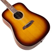 Left hand acoustic guitar 20 frets high gloss finish full size folk guitar western guitar 41inch