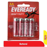 Baterai evready batrai radio internasional AAA