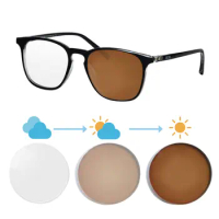 Men glasses with diopters photochromic progressive multifocal glasses photochromic near and far multifocal eyeglasses customized