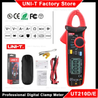 UNI-T UT210E UT210D Mini Clamp Meter Professional Multimeter Auto Range Digital Ammeter Pliers Voltmeter NCV Electric Tester