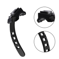 Cycle Head Light Holder Adaptor Bicycle Front LED Lamp Buckle Quick Mount &amp; Release Adaptor Bracket Cycling Parts Bracket