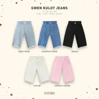 BOHOPANNA - GWEN KULOT JEANS - CELANA JEANS ANAK 11-12Y CLOUD