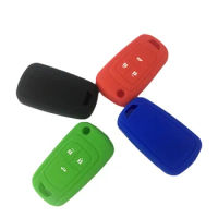 Silicone Key Cover Protecting Holder Jacket For Chevrolet Holden Cruze OPEL VAUXHALL Insignia ASTRA 3 Button Flip Remote Key