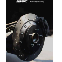 ชุดจานเบรคขาสย Runstop ตรงรุ่น HRV 2022 จานหน้า 350 มม. จานหลัง 340 disc brake over size จานแต่ง ปั้