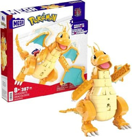 MEGA CONSTRUX POKEMON DRAGONITE SET 387 PCS ORIGINAL MATTEL ACTION FIGURE POKEMON DRAGONITE