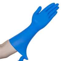 12inch disposable nitrile gloves food Cooking Gloves Beauty Kitchen dishwashing cleaning Rubber Household Gloves