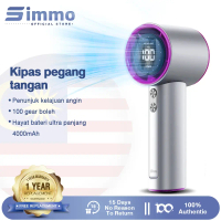 Simmo kipas angin Handheld Fan 100 gear Paparan Digital 4000mAh 15000rpm Kipas penyejuk mudah alih U