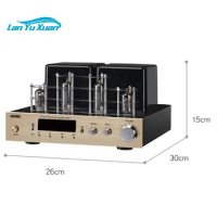 PM50 Combined Tube Power Amplifier Bluetooth Connection Top HIF Power Amplifier 6F1*2 and 6U1*2 Tube Integrated Power Amplifier