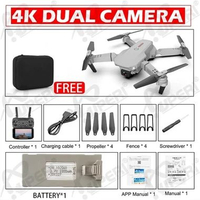 SKY - Smart Drone E88 Pro 4k HD Camera Shoot Original Indoor Outdoor Drone Mini RC 4K HD Camera E88P