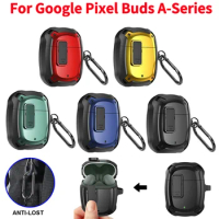 Portable Earphone Case For Google Pixel Buds A-Series Shockproof Soft Earphone Protective Shell Cover Case Bluetooth Case