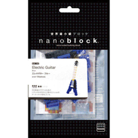 河田積木 kawada nanoblock NBC-095 藍色V型電吉他