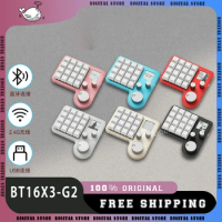 COIDEA BT16X3-G2 Number Keyboard 3 Mode USB/2.4G/Bluetooth Wireless Keyboard RGB Backlight Hot-Swap Gaming Machinery Keyboard