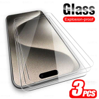 3Pcs Protective Tempered Glass For iPhone 15 Pro Max Screen Protector iPhone15Pro iPhone15 Plus 15Pro i15 ProMax iPhone15ProMax