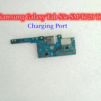 AAA For Samsung Galaxy Tab S5e SM-T720 T725 Charging Port Board Tablet PC Flex Cables Replacement parts USB Charger Board