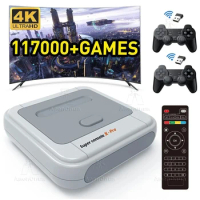 4K Video Game Console 117000 Game 70 Emulator Gamebox High Quality Android Smart TV Box High Performance Emuelec Gaming Machine
