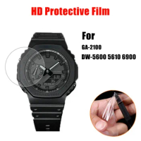 2Pcs HD Screen Protector Film For GA2100 DW5600 DW-6900/7900 GW-6900/7900 GM-6900 GDX-6900 G-6900/7900 Anti-scratch Protective