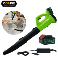 21V Cordless Blower Electric Vacuum Clean Air Blower for Dust Blowing Dust Computer Collector Garden Leaf Blower Tools
