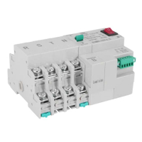 MCB Type Dual Power Automatic Transfer Switch 4P 100A ATS Circuit Breaker Electrical Switch