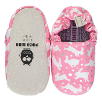 英國 POCONIDO 手工嬰兒鞋 (粉紅兔兔)