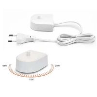 Electric Toothbrush Replacement Charger Base HX6100 Travel Charger for Philips HX3000 / HX6000 / HX8000 / HX9000 Series