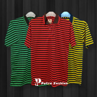 Kaos Polo Dewasa Motif Garis