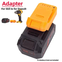 Battery Tools Converter Adapter Drill Accessories for Skil To for DeWalt
