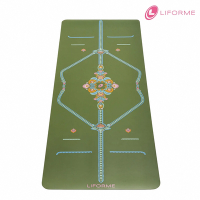 Liforme 經典瑜珈墊-心靈花園限定版-橄欖綠 Mindful Garden Yoga Mat