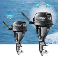 Look! New 2022 Year 9.9HP 15HP Boat Engine 4 Stroke Outboard Motor