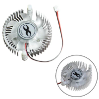Aluminum Heatsink with Fan for 1W 3W 5W 10W High Power LED Light Cooling Cooler DC 5V 12V