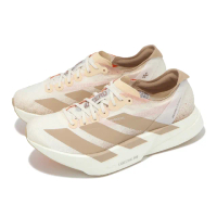 【adidas 愛迪達】競速跑鞋 Adizero Adios Pro 4 W 女鞋 棕 白 輕量 緩衝 馬牌大底 愛迪達(JR6359)