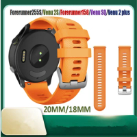 For Garmin Forerunner255/Forerunner 255S/265S/158/55/Venu 2S/Venu 2 plus/vivoactive 4S Watch Band Strap for Gamrin Bracelet Belt